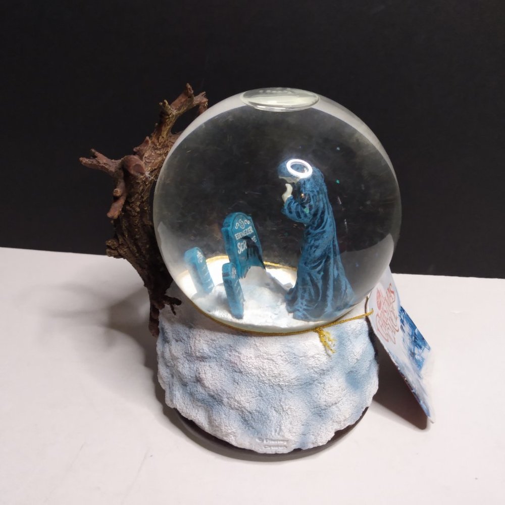 Disney's A Christmas Carol Musical Snowglobe Ghost Of Christmas Yet To Come - Picture 4 of 8